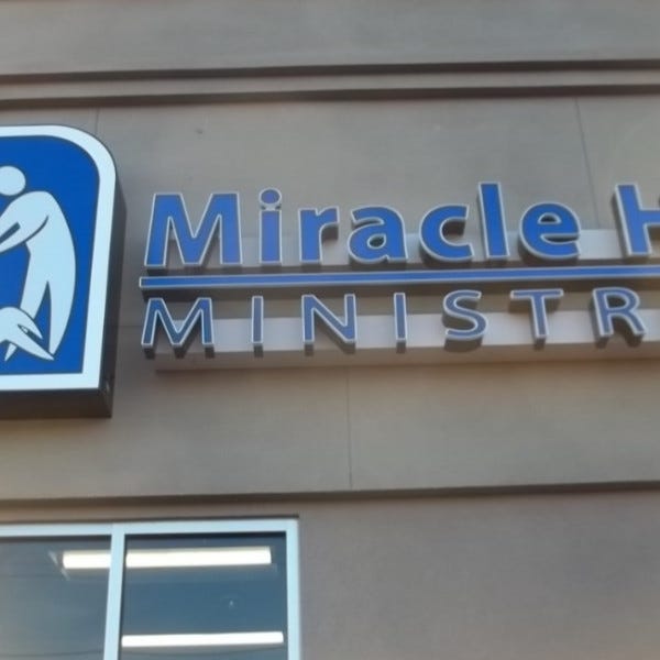 Miracle Hill - Channel Letters