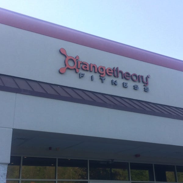 Orange Theory Channel Letters