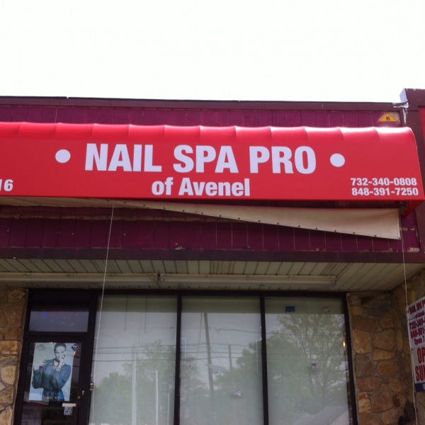 Nail Spa Awning_Roseland