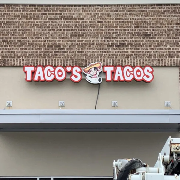 Tacos Tacos Signarama Buford channel letters