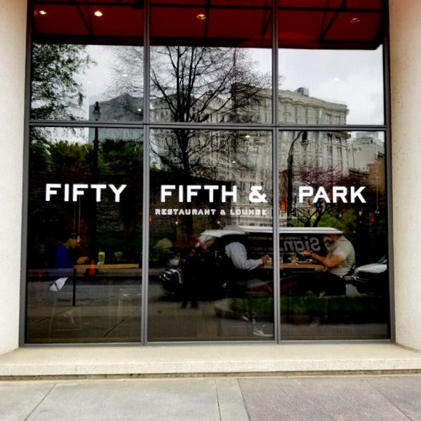 Atlanta window decal Resturant