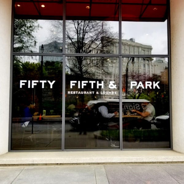 Atlanta window decal Resturant