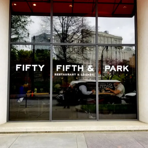 Atlanta window decal Resturant