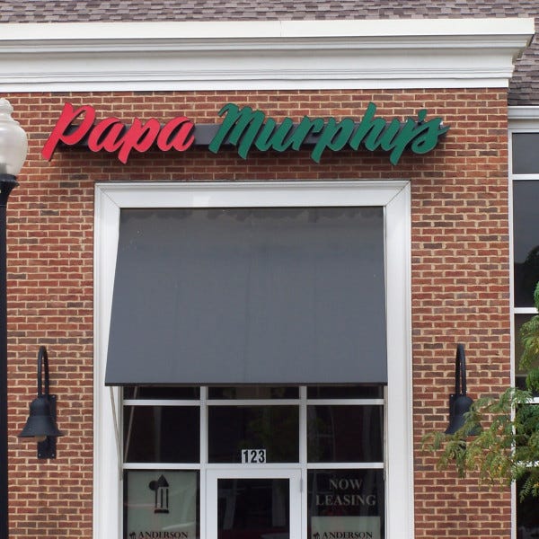 Papa Murphy\'s Channel Letters