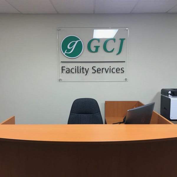 Acrylic Sign - Green Clean Janitorial
