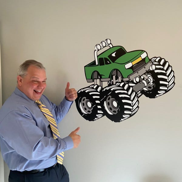 Monster Truck Wall Graphic