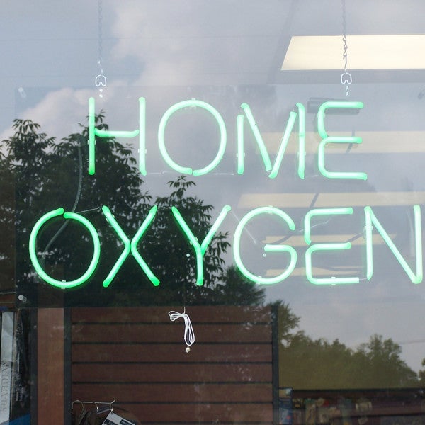 Home Oxygen Neon Sign