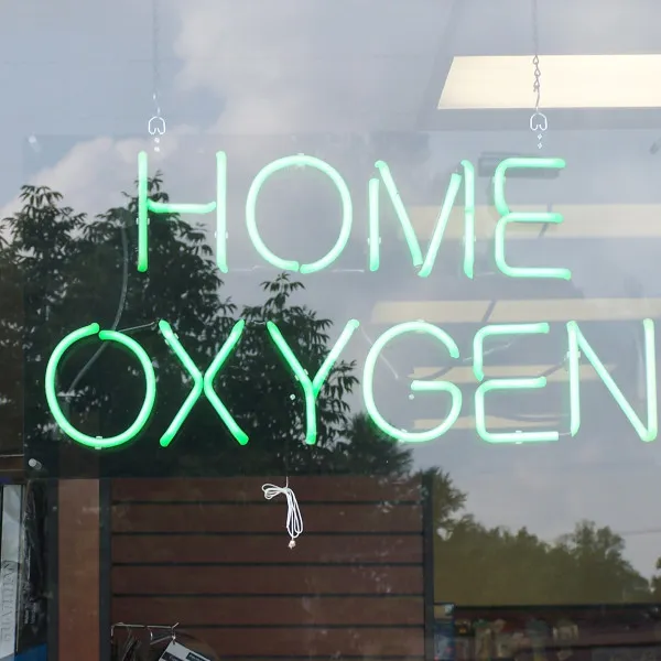 Home Oxygen Neon Sign