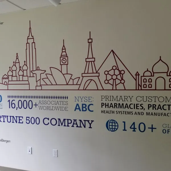World Courier Office Wall 2