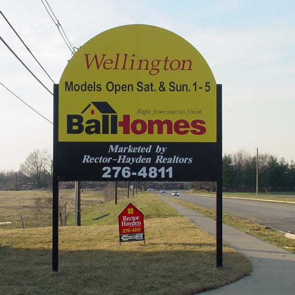 Ball Homes Sign