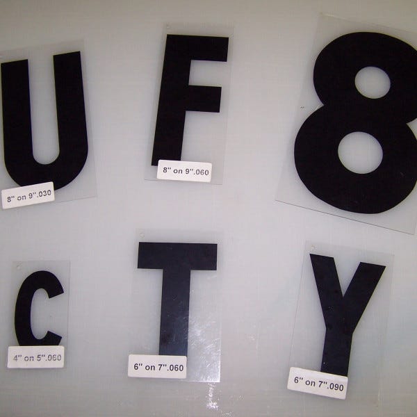 Changeable Copy Letters