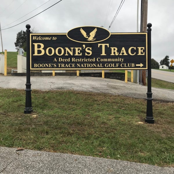 Boones Trace Sandblasted HDU