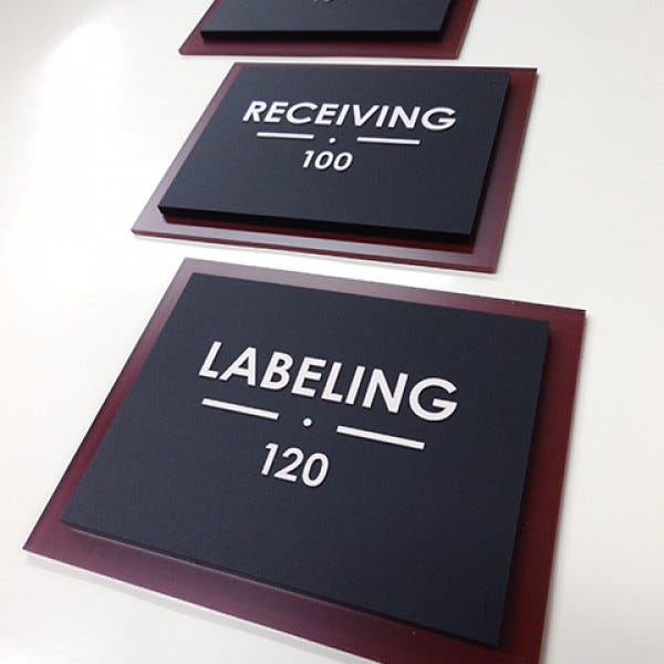 Multi Layer Ada Signs For King Arthur Flour  South Burlington Vt