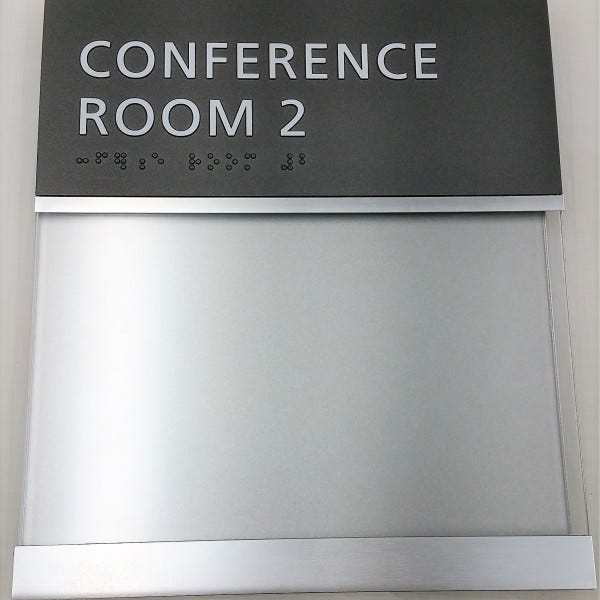 Ada Conference Sign Closeup W Windowsignarama Silver Springwest End Public Library