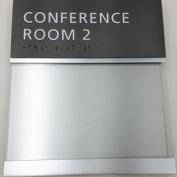 Ada Conference Sign Closeup W Windowsignarama Silver Springwest End Public Library