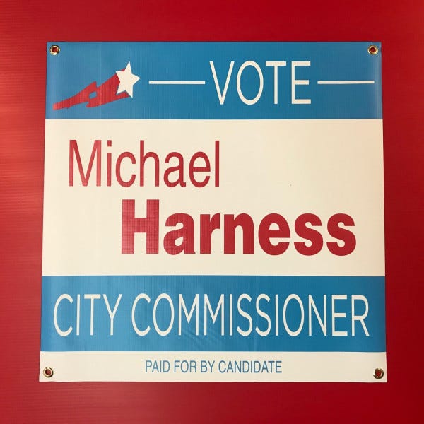 Harness Political Banner
