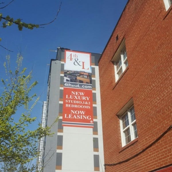 Vinyl Building Bannersignarama Silver Spring4thl Apartments Dc