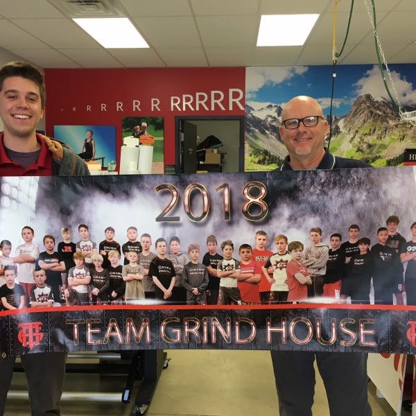 Kids Banner With Mark And Ryan