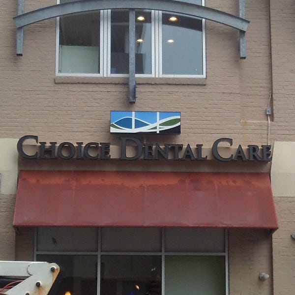 Channel Letters  Cabinet Signsignarama Silver Springchoice Dental Care