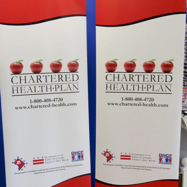 Chartered Health Plantrade Show Display