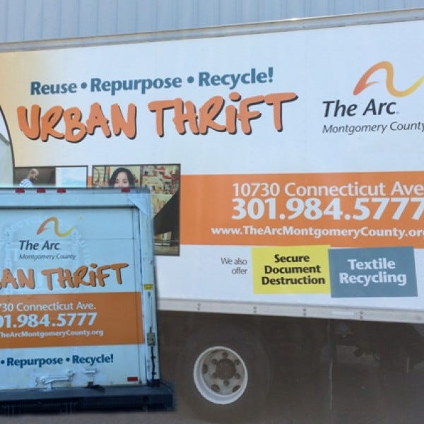 Vehicle Truck Wrap Sidesignarama Silver Springurban Thrift Completesmall
