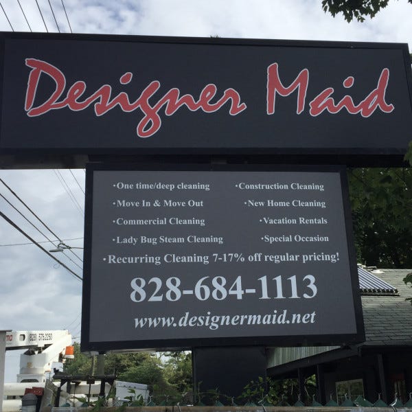 AVL Signs Designer Maid