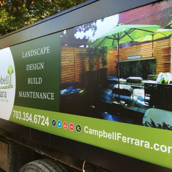 Vinyl Banner And Frame For Truckssignarama Silver Springcampbellferrara1