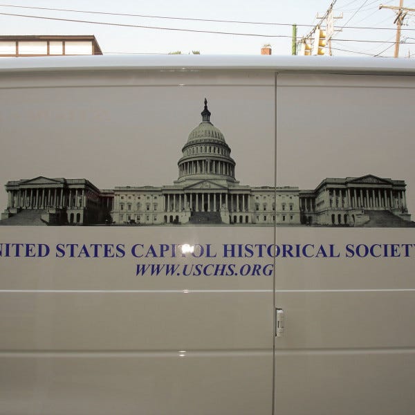 Us Capitol Historical Society Vehicle Graphics