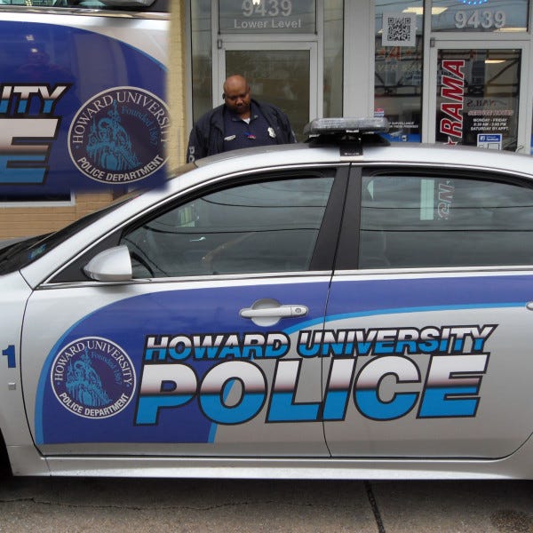 Vehicle Graphicssign A Rama Silver Spring301 273 3462amoorer   Howard University Police