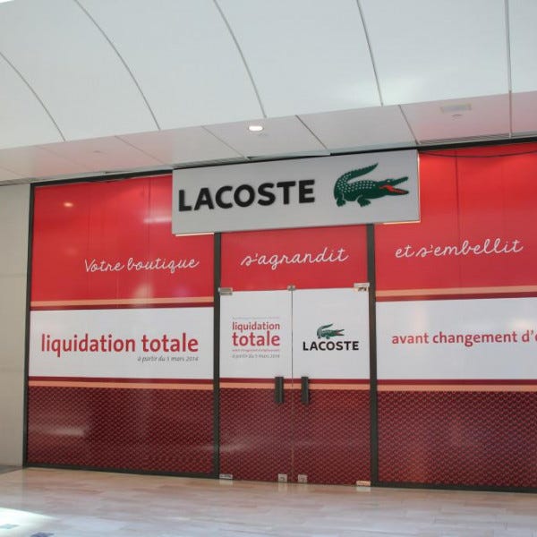 Décoration de vitrine - Impression numérique.- ROSNY SOUS BOIS