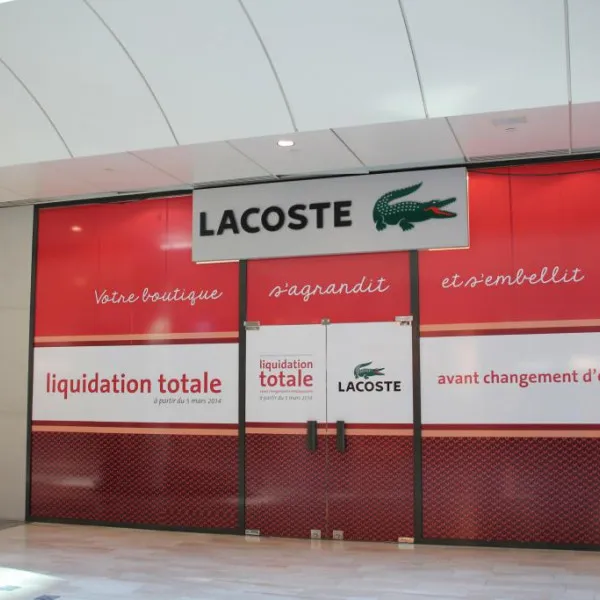 Décoration de vitrine - Impression numérique.- ROSNY SOUS BOIS