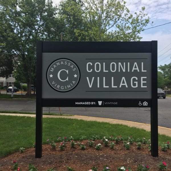 Aluminum Post Panelvantage Management Colonial Village Vasmall