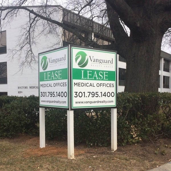 V Formation Mdo Site Signsignarama Silver Springvangurd Realty Medical Park