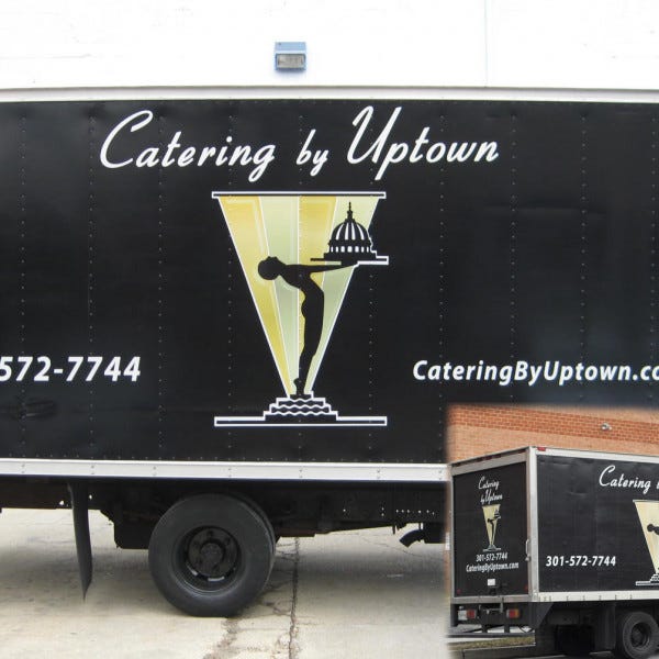Vehicle Truck Lettering And Digital Graphicssignarama Silver Spring301 273 3462catering By Uptown