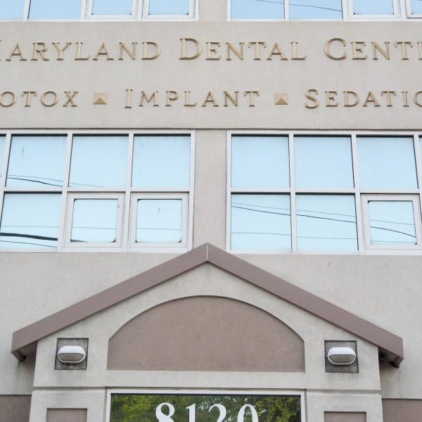 Maryland Dental Centeroutdoor Dimensional Cut Letters