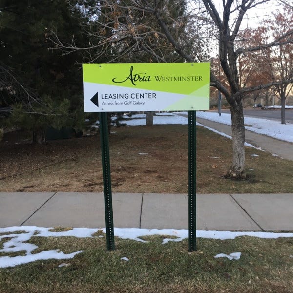 Directional Sign