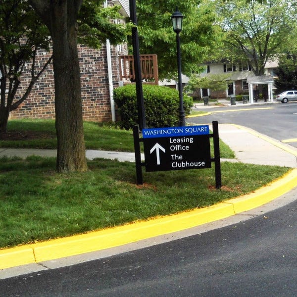 Directional Post And Panelsignarama Silver Springwashington Square Leasing Directional 1