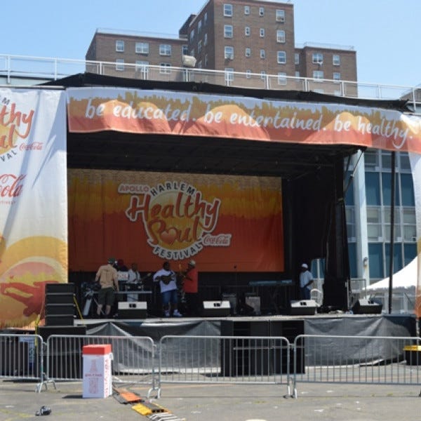 Outdoor Event Mesh Stage Bannerssign A Rama Silver Spring301 273 3462apollo Coca Cola Healthy Soul Eventsmall
