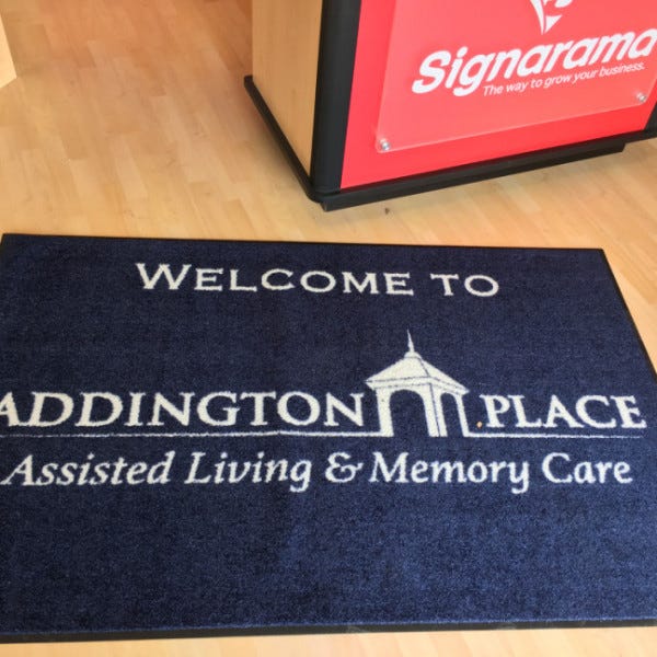 Addington Custom Rugwith Our Logo Post