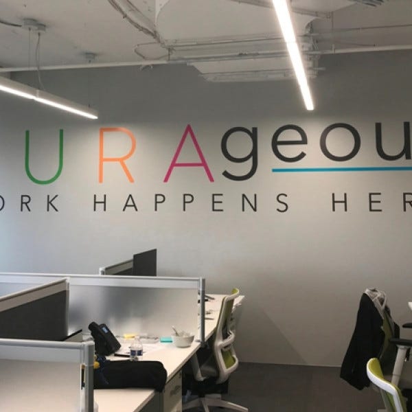 Oversize Vinyl Wall Letteringsignarama Silver Springcura Strategies Vawork Roomsmall