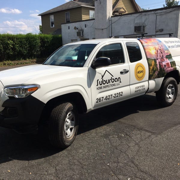 Vehicle Graphics - Suburban Home Inspections, LLC