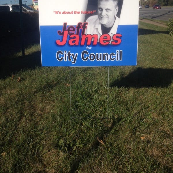 Coroplast Political Yard Sign