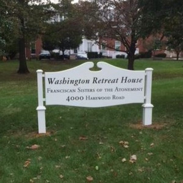 Hdu Post  Panel Signsignarama Silver Springwashington Retreat House