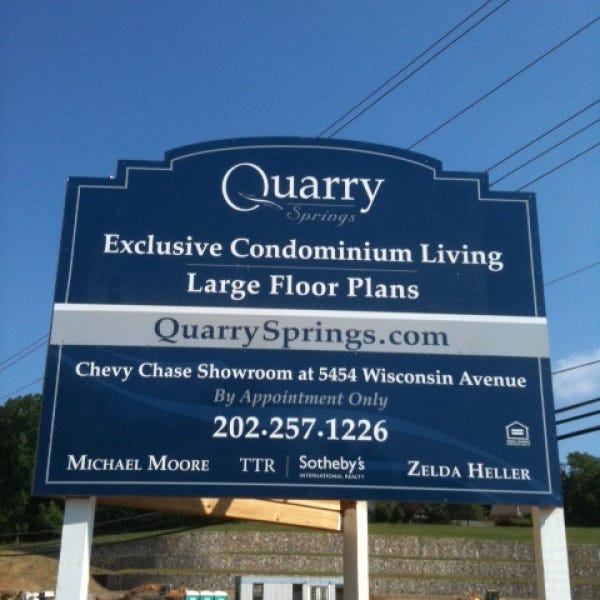 Real Estate Post  Panel Signsignarama Silver Spring301 273 3462 Quarry Springs 2012