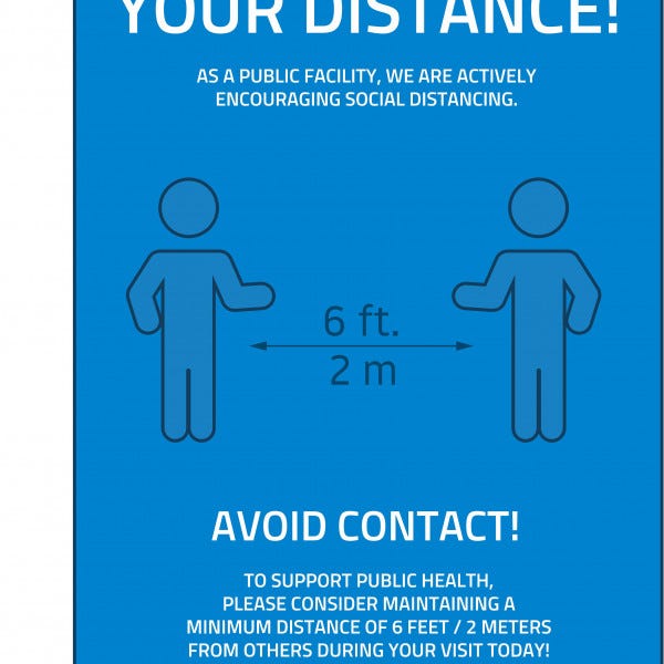 COVID-19 Maintain Distance_roseland