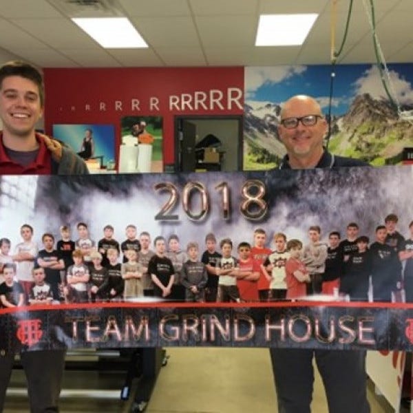 Kids Banner With Mark And Ryan Signarama Liberty Mo Kansas City