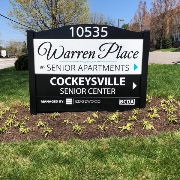 Aluminum Slat Monument Signsignarama Silver Springwarren Place Apartments