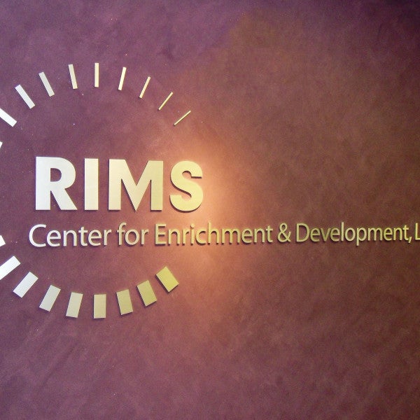 Rimsindoor Dimensional Cut Letters