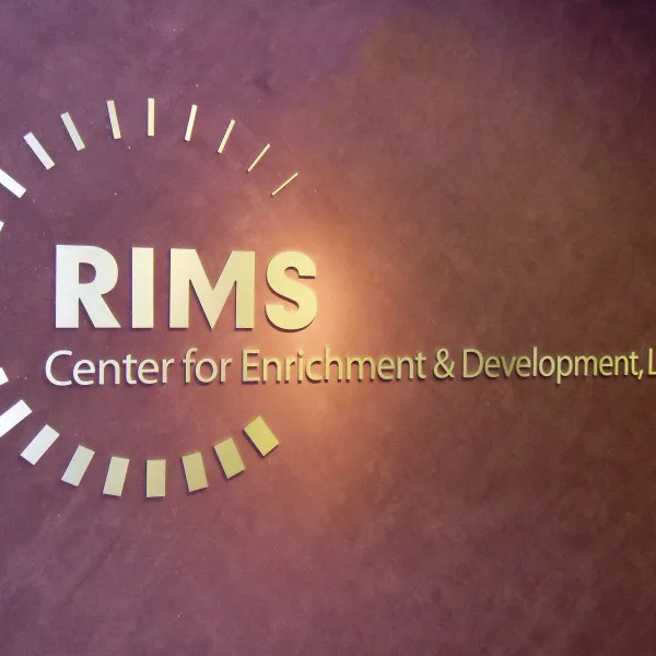 Rimsindoor Dimensional Cut Letters