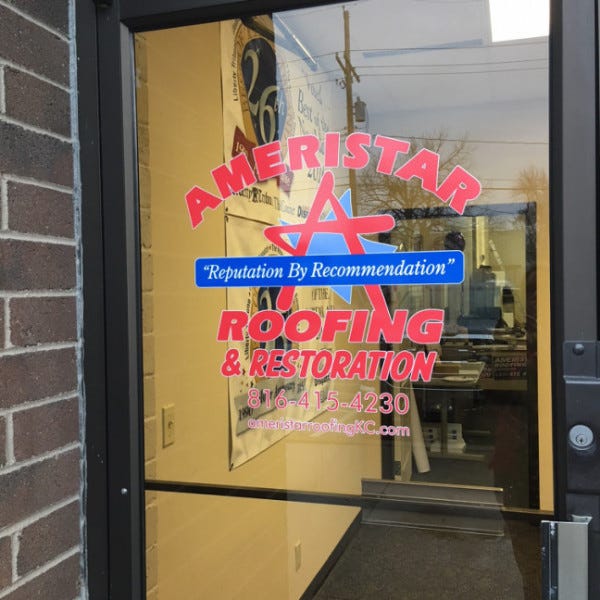 Ameristar Door Graphics Signarama Liberty Mo Kansas City